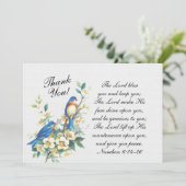 主よ感動的よ賛美よ、ナンバーズ6:24-26 サンキューカード (スタンド正面)