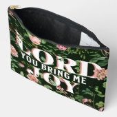 主よ私に喜びのフローラ・クリスチャン アクセサリーポーチ (見開き)