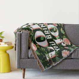 主よ私に喜びのフローラ・クリスチャン スローブランケット