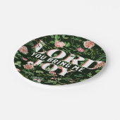 主よ私に喜びのフローラ・クリスチャン ペーパープレート (アングル)