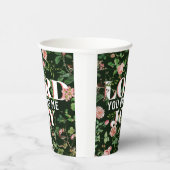 主よ私に喜びのフローラ・クリスチャン 紙コップ (右)