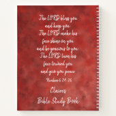 主よ賛美とあなた保の聖書の勉強 ノートブック (裏面)