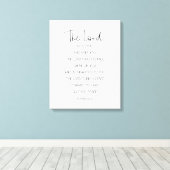 主よ賛美とあなた保は数の6:24-26 キャンバスプリント (インサイチュ (ウッドフロア))