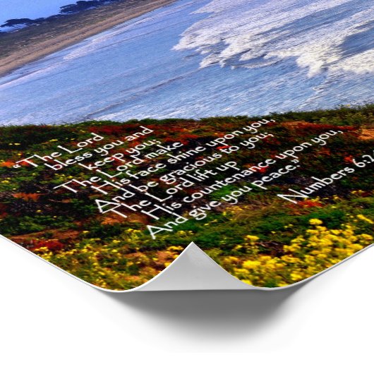 主よ賛美とあなた保は ポスター (角)