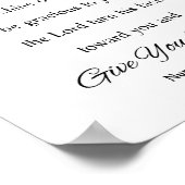 主よ賛美とあなた保は ポスター (角)