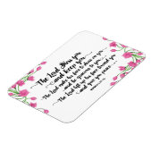 主よ賛美と保おは花で結ぶ マグネット (左側)