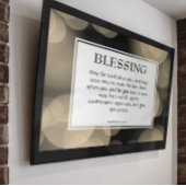 主よ賛美は6v24-26クリスチャンを数える ポスター