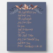 主よ賛美よ数6:24-26 フォトプラーク (正面)