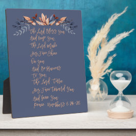 主よ賛美よ数6:24-26 フォトプラーク