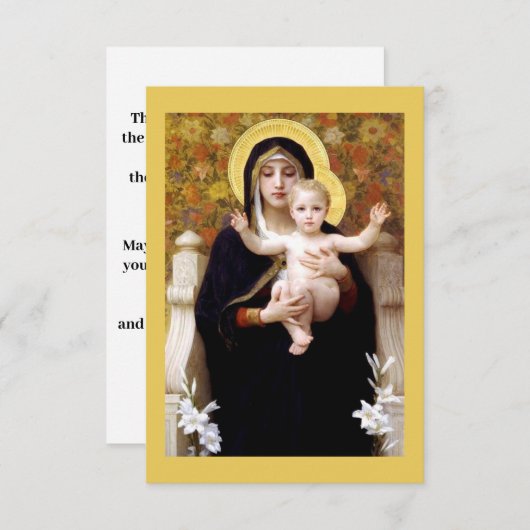 主よ賛美よ祈りの言葉 サンキューカード (正面/裏面)