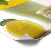 主よ賛美よ聖句お茶パーティー水仙 ポスター (角)