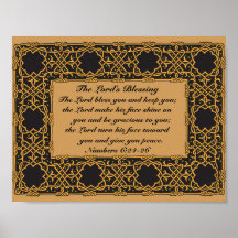 主よ賛美よ、数数6:24、ケルトデザイン