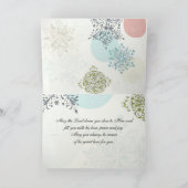 主よ賛美よ、聖書の番号6:24、ヴィンテージ カード (内部)