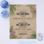 主よ賛美よ、6:24-26 チラシ (シングル)