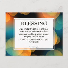 主よ賛美り クリスチャン・バイブル・バース ポストカード