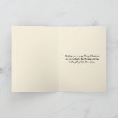 主よ賛美り | クリスマスリース シーズンカード (内部)