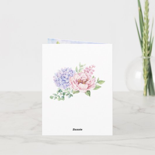 主よ賛美聖書の感動的フローラ サンキューカード (裏面)