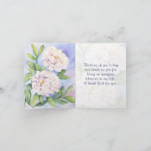 主よ賛美聖書の感動的フローラ サンキューカード (内部)