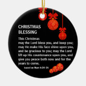 主よ、あなた賛美が六聖降誕祭を数えよ セラミックオーナメント (正面)