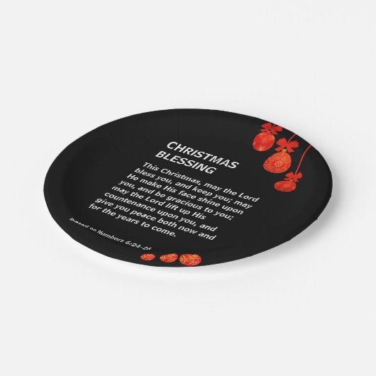 主よ、あなた賛美が六聖降誕祭を数えよ ペーパープレート (アングル)