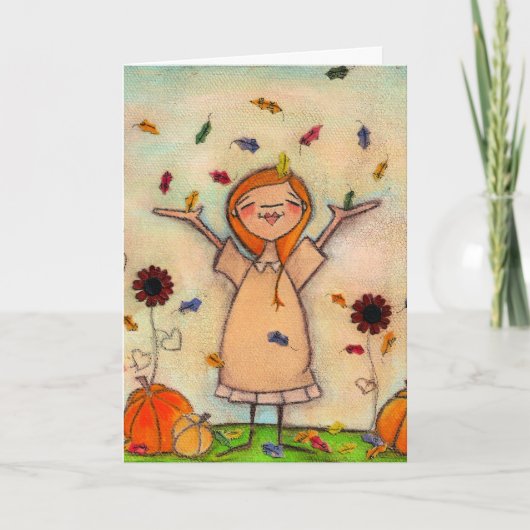 主よ、ありがとう！ - グリーティングカード シーズンカード (正面)