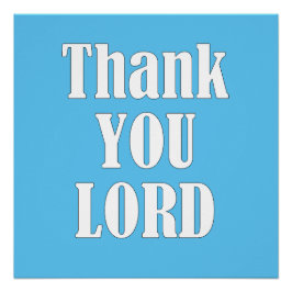 主よ、ありがとう。 ポスター