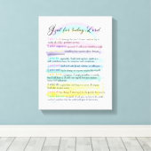 主よ、今日のために キャンバスプリント (インサイチュ (ウッドフロア))