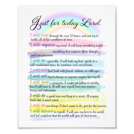 主よ、今日のために フォトプリント (正面)