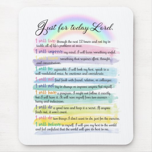 主よ、今日のために マウスパッド (正面)