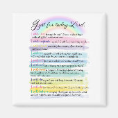 主よ、今日のために マグネット (正面)