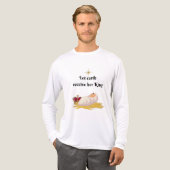 主よ、地上においでください トライブレンドTシャツ (正面全体)