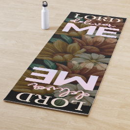 主よ、我を救い出せ キリストの花の祈り ヨガマット
