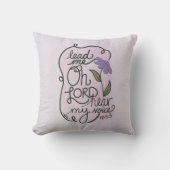 主よ、私の声、クリスチャンを聞いて クッション (正面)