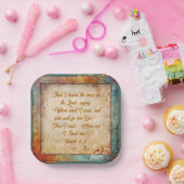 主よ、私は、ここにいる – 素朴パーティー広場 ペーパープレート (パーティー)