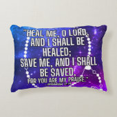 主よ、私を癒しなさい アクセントクッション (正面)