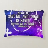 主よ、私を癒しなさい アクセントクッション (裏面)