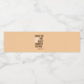 主をたたえる – 感謝祭の日パーティー- ペットボトルラベル (シングルラベル)