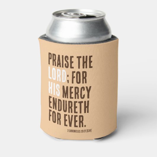 主をたたえる – 感謝祭の日パーティー- 缶クーラー (缶裏面)