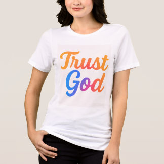主を信じる女性のTシャツ トライブレンドＴシャツ