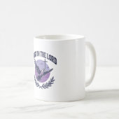 主を信じる鳩のキリスト教Tシャツデザイン_1 コーヒーマグカップ (正面右)
