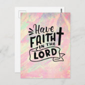 主を信じる ポストカード (正面/裏面)