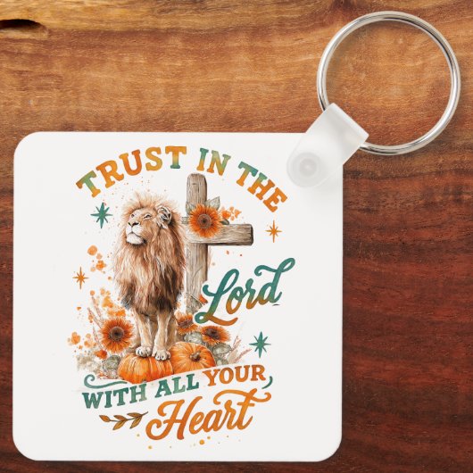 主を信頼して… キーホルダー (裏面)