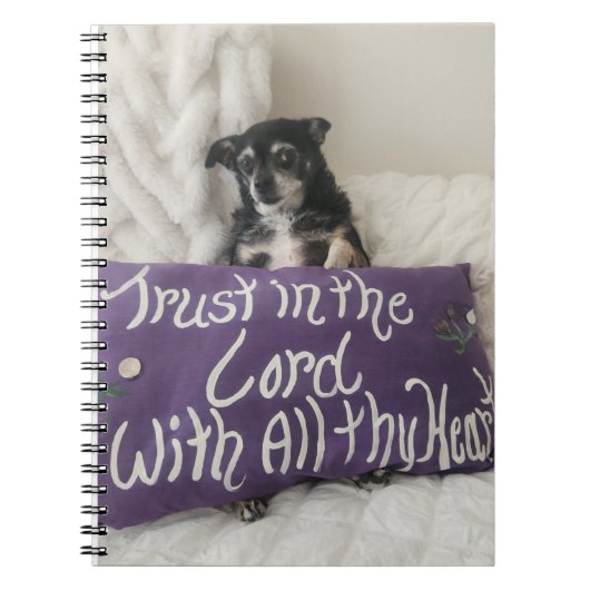 主を信頼する ノートブック (正面)