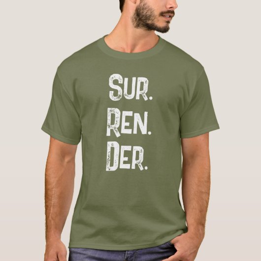 主を信頼するQRコード信仰Tシャツ Tシャツ (正面)