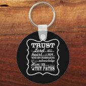 主を信頼せよ キーホルダー (正面)