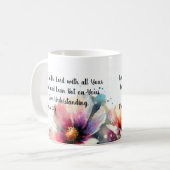 主を信頼せよ。 コーヒーマグカップ (正面左)