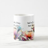 主を信頼せよ。 コーヒーマグカップ (中央)