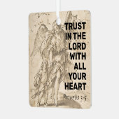 主を信頼せよ メタルオーナメント (正面左)