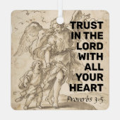 主を信頼せよ メタルオーナメント (裏面)