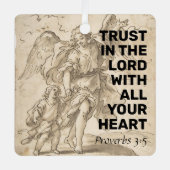 主を信頼せよ メタルオーナメント (正面)